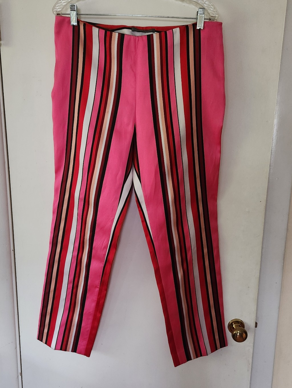 Alberta Ferretti Nwot Striped Silk Pants Spring 2014 Collection